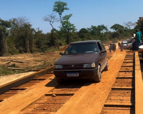Prefeitura de Poconé inaugura Ponte e ajuda infraestrutura na região de Porto Cercado